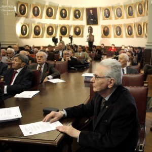 Profesorul Radu Ciuceanu la Academia Romana