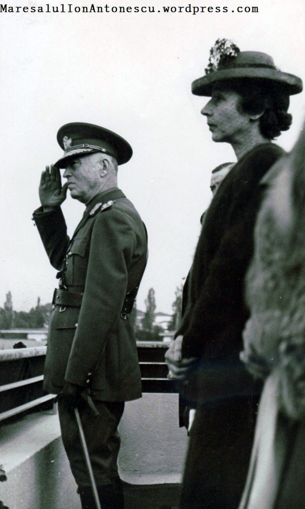 Maresalul Ion Antonescu si Doamna Maria Antonescu
