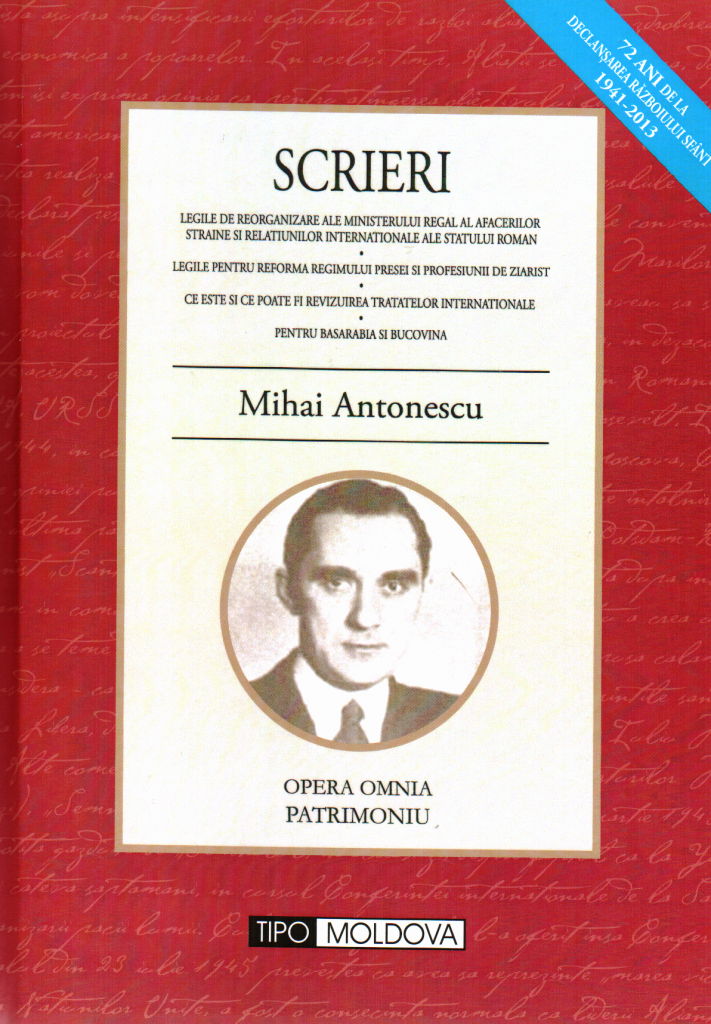 Mihai Antonescu - Pentru Basarabia si Bucovina - Opere - Gh. Buzatu.doc