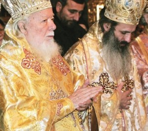 Patriarhul Teoctist si IPS Teofan al Moldovei si Bucovinei