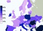 Map - Europe_belief_in_God - credinta in Europa Harta Ziaristi Online