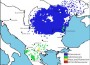Harta Romanii in Balcani